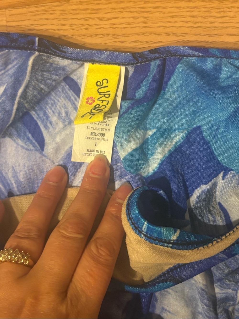 Surfside Women High Cut Swim Bottoms Size L NWT - Picture 2 of 3